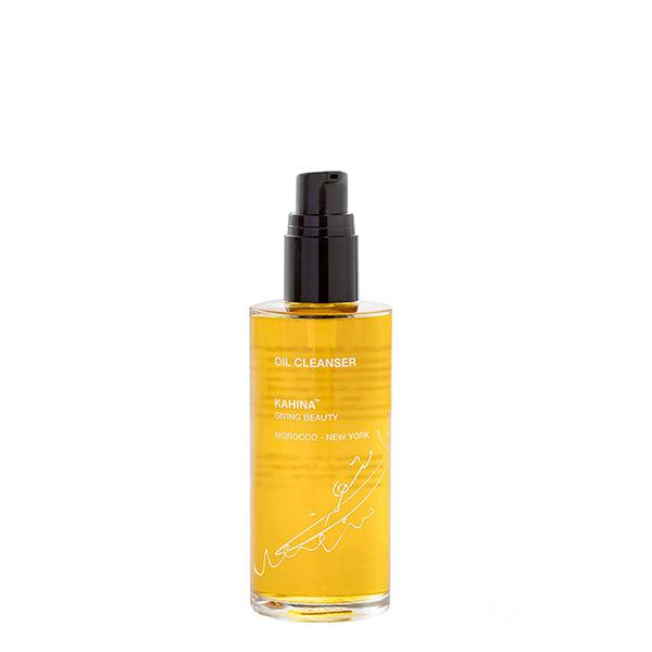 Kahina Oil Cleanser - Organic Facial Cleansing Oil for Dry & Sensitive Skin | Gentle Makeup Remover & Hydrating Face Wash | Perfect for Daily Skincare Routine & Travel