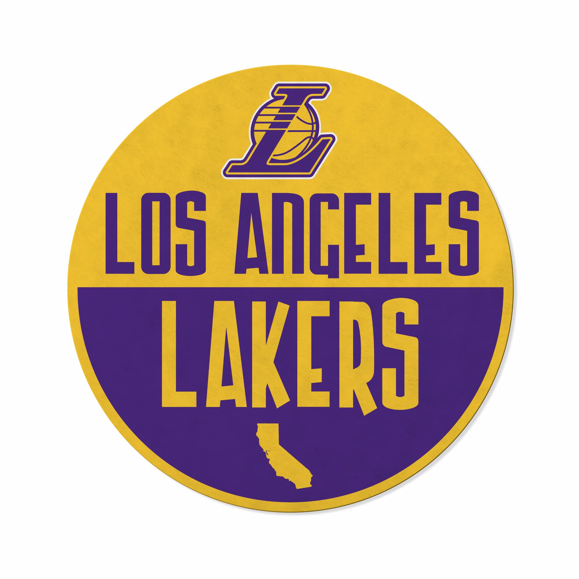NBA Los Angeles Lakers Classic Shape Cut Pennant - Soft Felt Wall Decor for Home, Living Room & Game Room - Easy to Hang Sports Memorabilia for Fans & Collectors