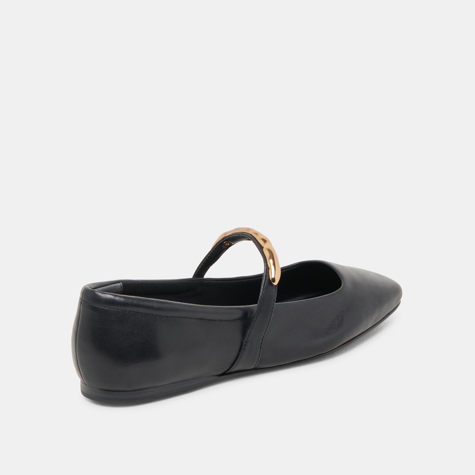 RADYA Women's Ballet Flats - Genuine Black Leather Slip-On Shoes for Comfort & Style | Perfect for Work, Casual Wear & Travel