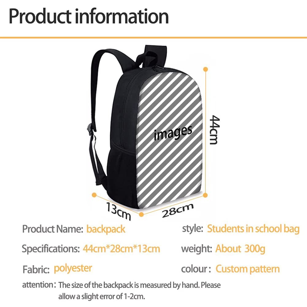 Beginterest Stylish Peacock Print 15.6 Inch Laptop Backpack - Durable School Bookbag for Elementary Students | Perfect for School, Travel & Daily Commute