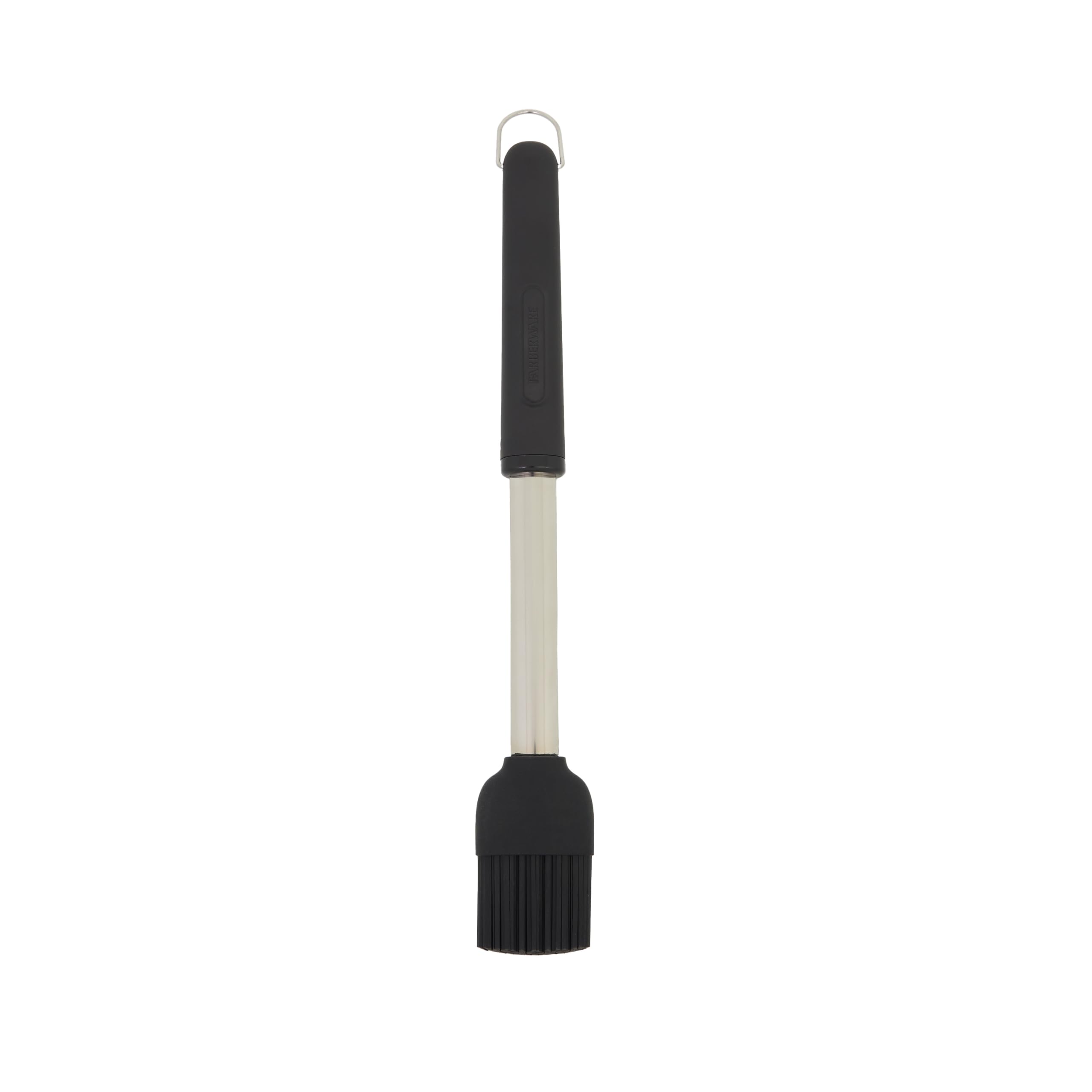 Farberware BBQ Basting Brush with Flexible Silicone Handle - Perfect for Grilling, Roasting, Basting Meats, Vegetables & Seafood - Dishwasher Safe & Includes Storage Ring - Ideal for Backyard BBQs, Camping & Outdoor Cooking