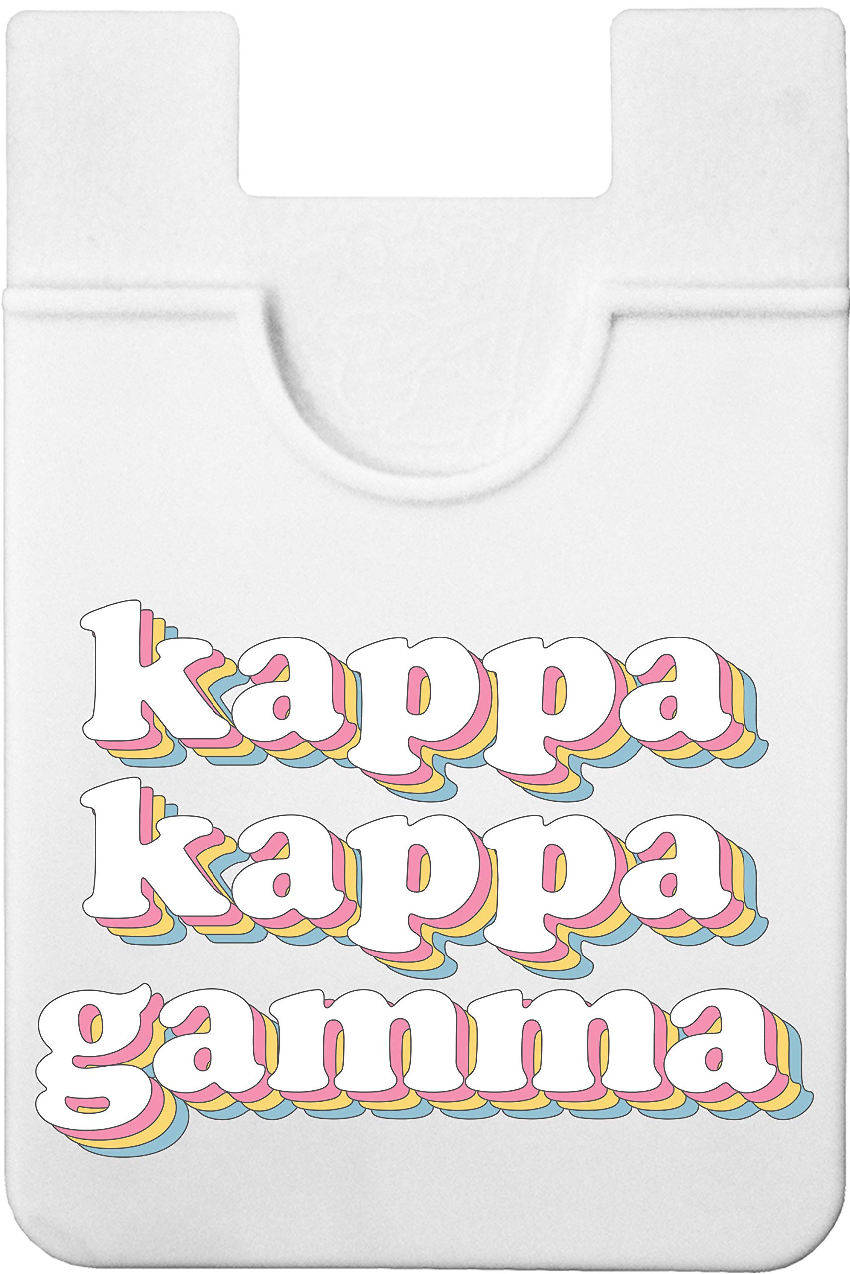 Kappa Kappa Gamma Sorority Koala Pouch - Vintage Style Slim Card Holder for Phone Case | Ultra Thin Phone Wallet Sticker for iPhone & Samsung | Holds Credit Cards & Cash | Perfect for Sorority Sisters, College Students & Greek Life Events