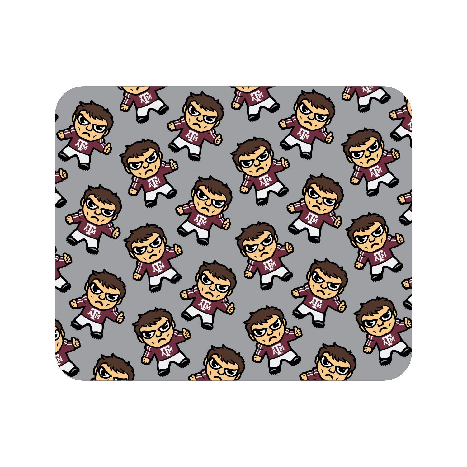 OTM Essentials Texas A&M University Standard Fabric Mouse Pad - Non-Slip Desk Accessory for Gaming & Office Use - Tokyodachi Mascot Design - Perfect for Dorm Rooms, Workstations & Gaming Setups