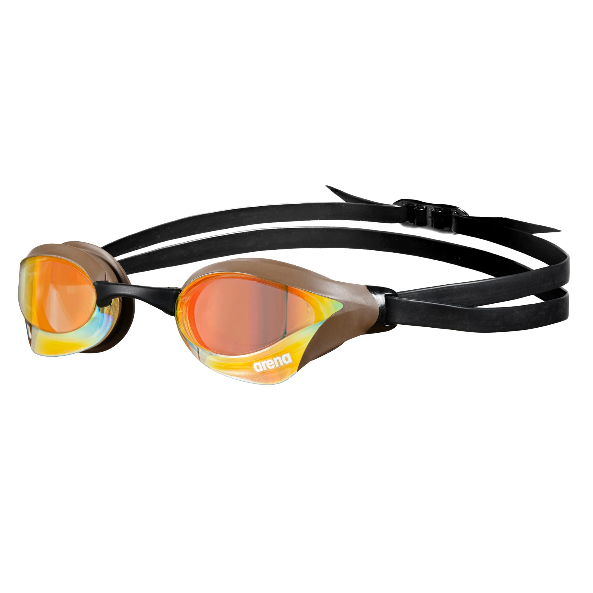 **Arena Unisex Cobra Core Swipe Anti-Fog Racing Swim Goggles – Polycarbonate Mirror & Non-Mirror Lens for Men & Women – Ideal for Competitive Swimming, Training & Outdoor Water Sports**