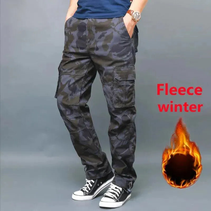 Men's Cargo Pants with Multiple Pockets - Durable & Stylish Workwear for Outdoor, Hiking & Casual Wear