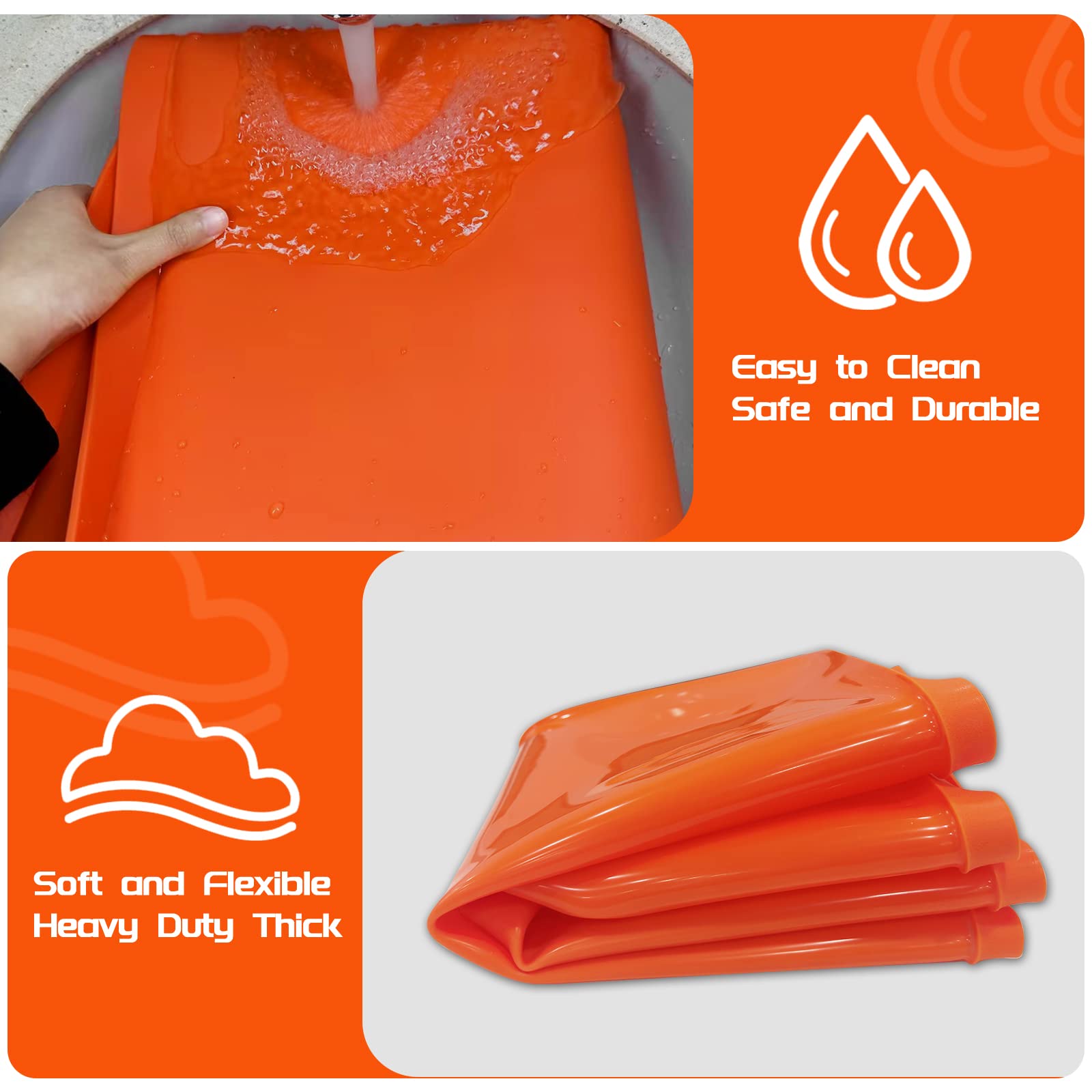 **Heavy Duty Food Grade Silicone Griddle Mat for Blackstone 28