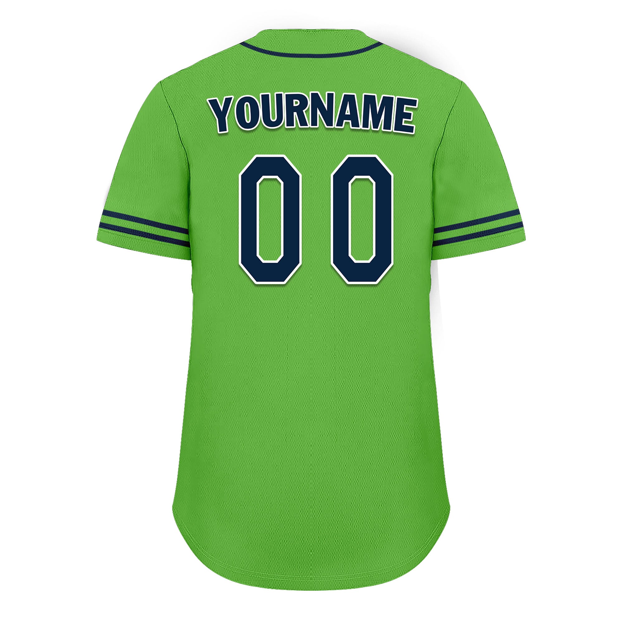 Custom Green & Blue Personalized Authentic Baseball Jersey - Classic Style UN002 - Perfect for Team Sports, Fan Events & Casual Wear