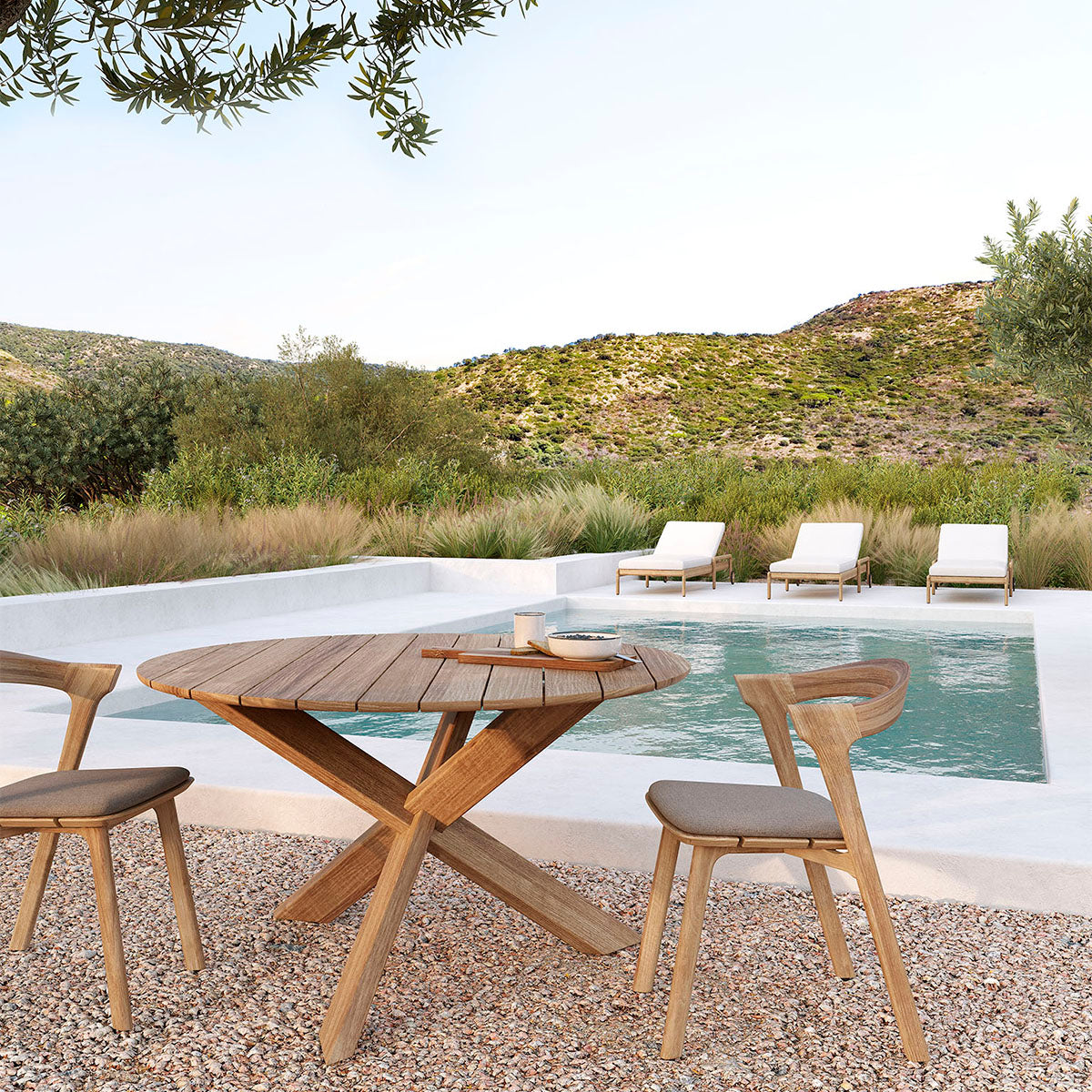 Teak Outdoor Dining Table 54