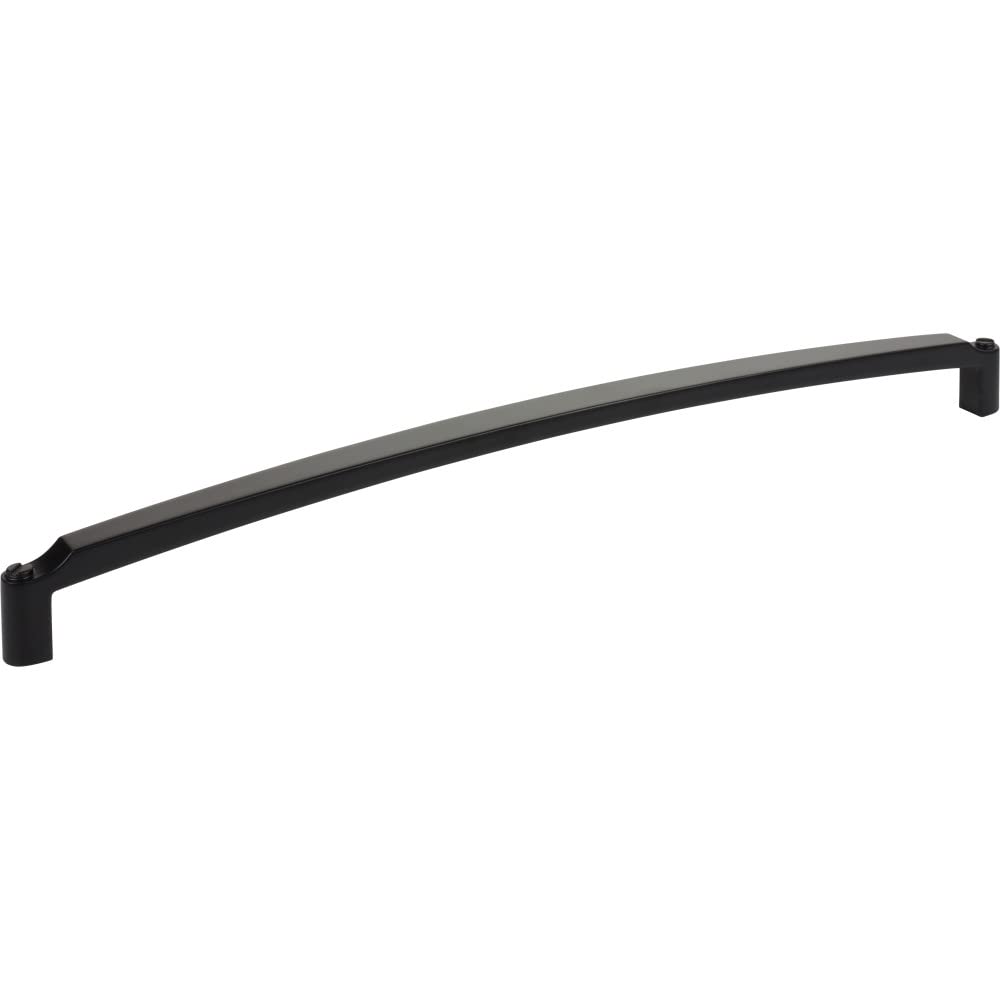 Top Knobs Haddonfield 18-Inch Appliance Pull Handle - Flat Black Cabinet Hardware for Kitchen, Bathroom & Furniture (Center-to-Center Mounting)