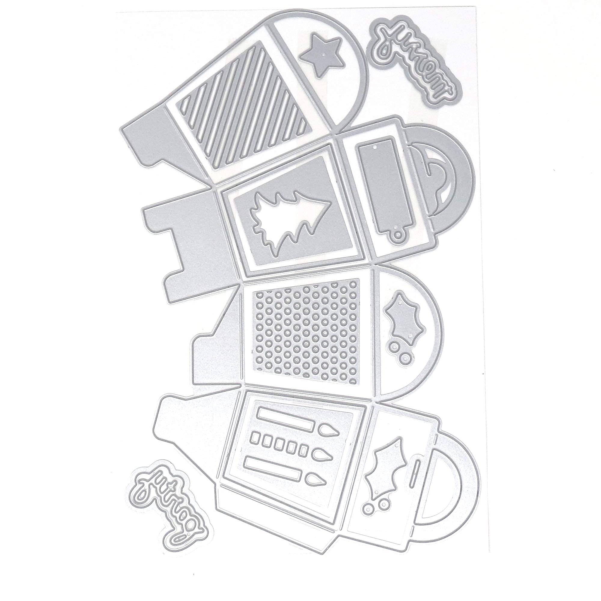 The Stamps of Life Take Out Box Gift Die Set for Card Making & Scrapbooking - Perfect for DIY Greeting Cards, Gift Boxes & Paper Crafting Projects