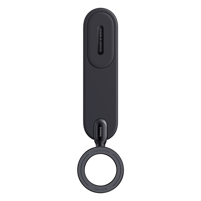 Baseus 360° Rotatable Magnetic Car Phone Holder - Flexible & Strong Grip for iPhone, Samsung, Galaxy - Perfect for Driving, Commuting & Road Trips (Black)