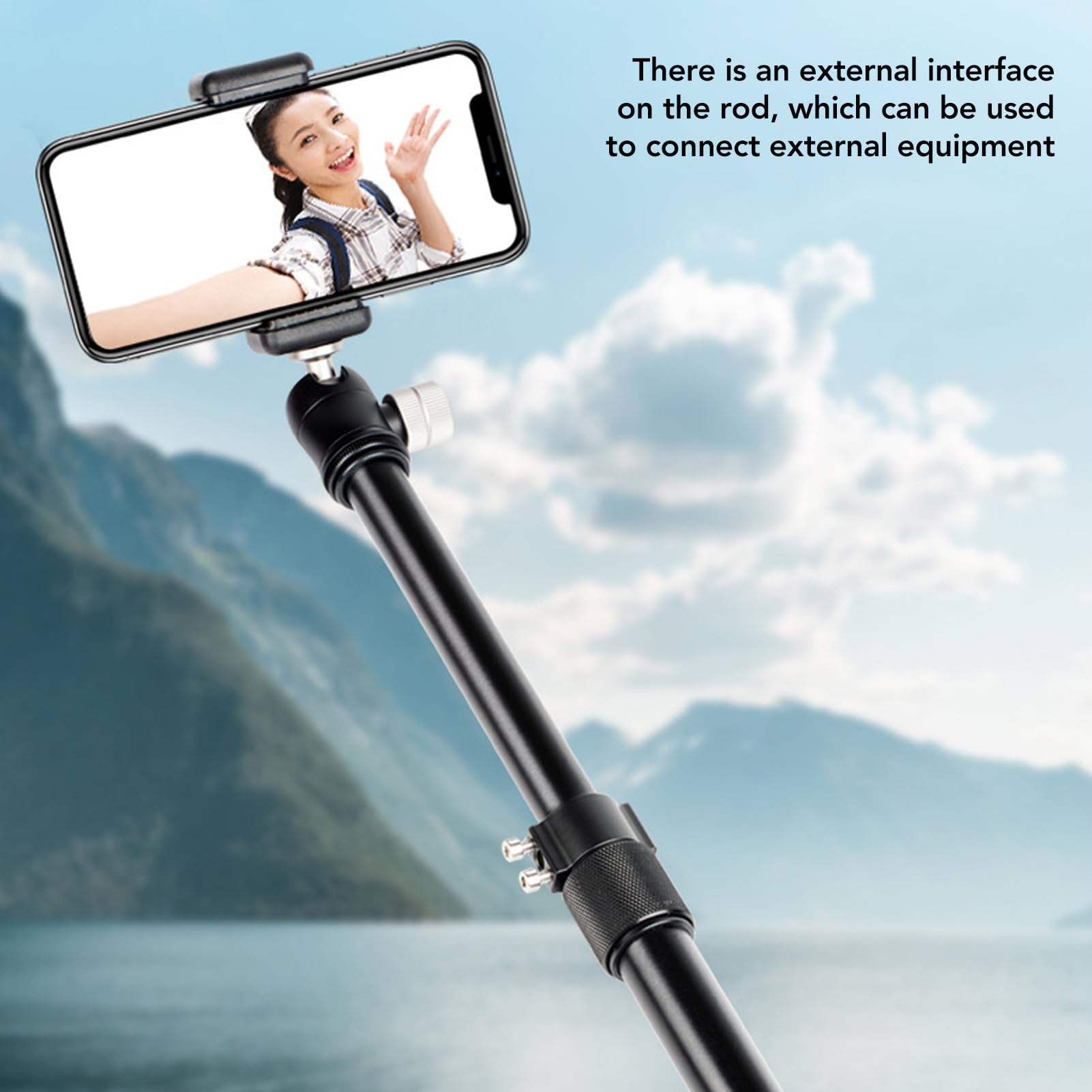 Professional Aluminum Alloy Camera Tripod with 360° Rotating Metal Ball Head - 3-Section 59in Portable Tripod for DSLR, Mirrorless Cameras - Perfect for Photography, Videography, YouTube Vlogging & Travel Shoots