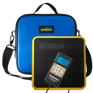Fieldpiece SRS1 Digital Refrigerant Scale - Accurate HVAC Refrigerant Weighing for Residential & Light Commercial Use - Perfect for AC Repair, Maintenance & Recharging