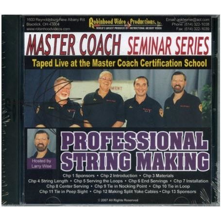 Master Coach Seminar Series String Making DVD - Learn Professional String Crafting Techniques for Sports & Music Equipment | Perfect for Coaches, Athletes & Musicians