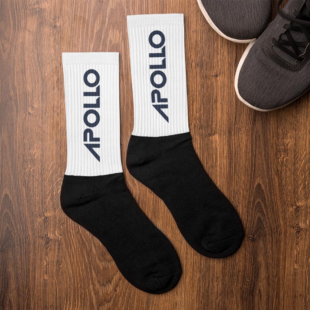 Apollo Socks for Men & Women - Comfortable Cotton Crew Socks for Everyday Wear, Sports & Outdoor Activities - Breathable & Cushioned Ankle Socks (6-Pack) - Perfect for Running, Hiking, Gym & Casual Style