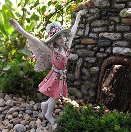 Enchanted Fairy Garden Miniature Set - Fairy Lexi Collection for Home Decor, DIY Crafts & Outdoor Fairy Gardens