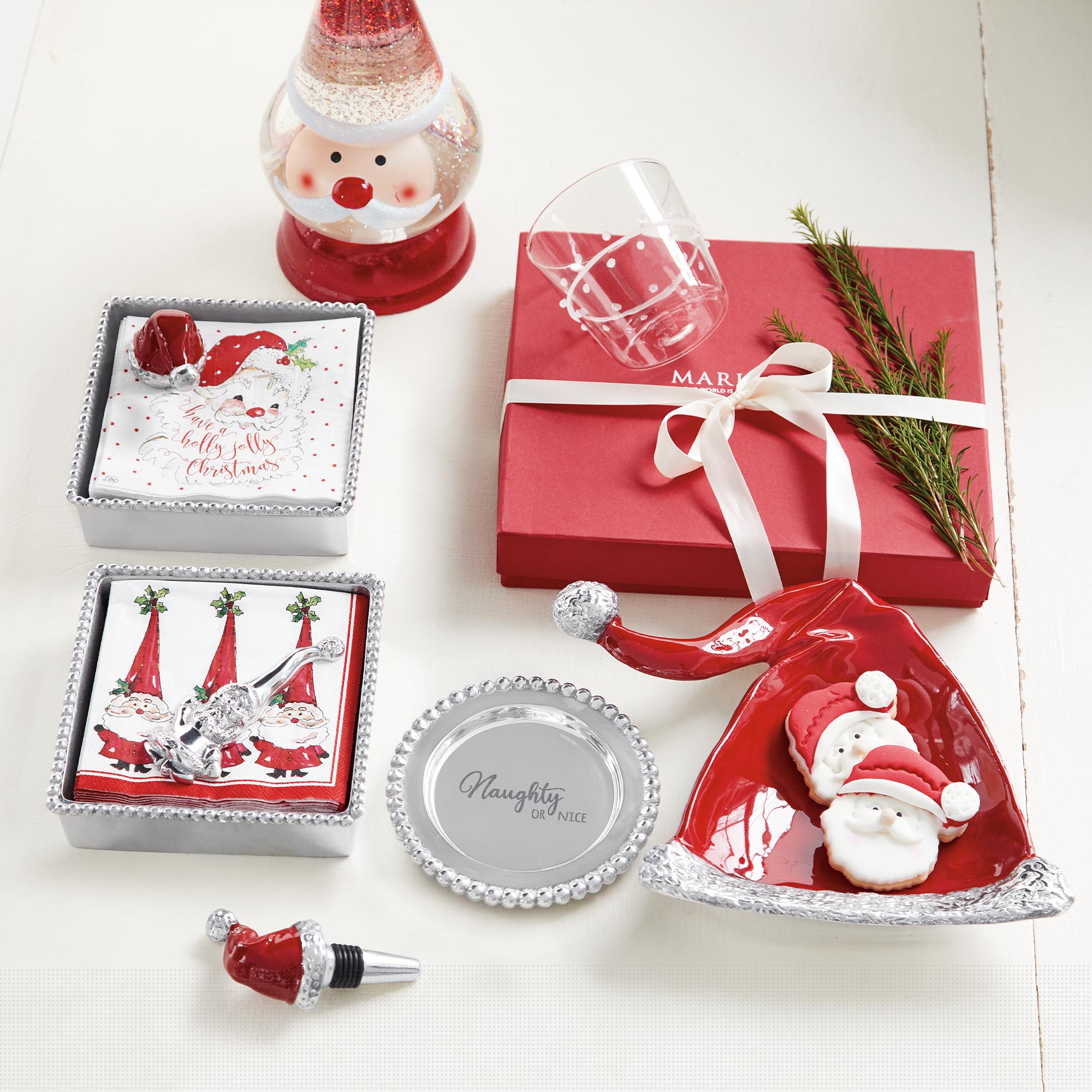 Festive Red Enamel Santa Hat Candy Dish - Christmas Party Decoration & Holiday Candy Bowl for Home, Office, and Festive Gatherings