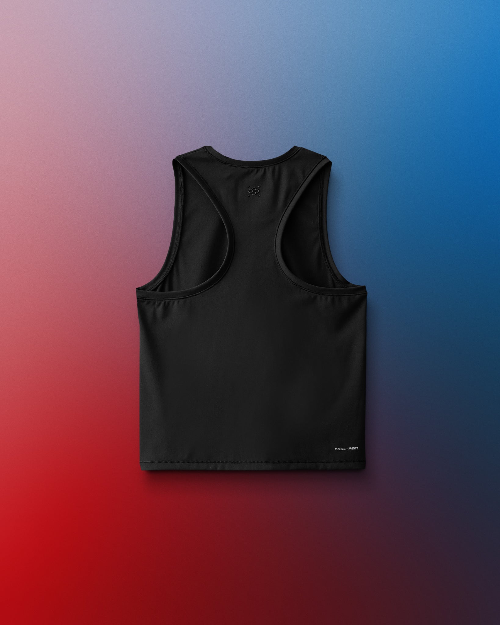 USAW Logo COOL FEEL Women's Crop Tank Top - Breathable Summer Workout Shirt for Yoga, Gym & Running