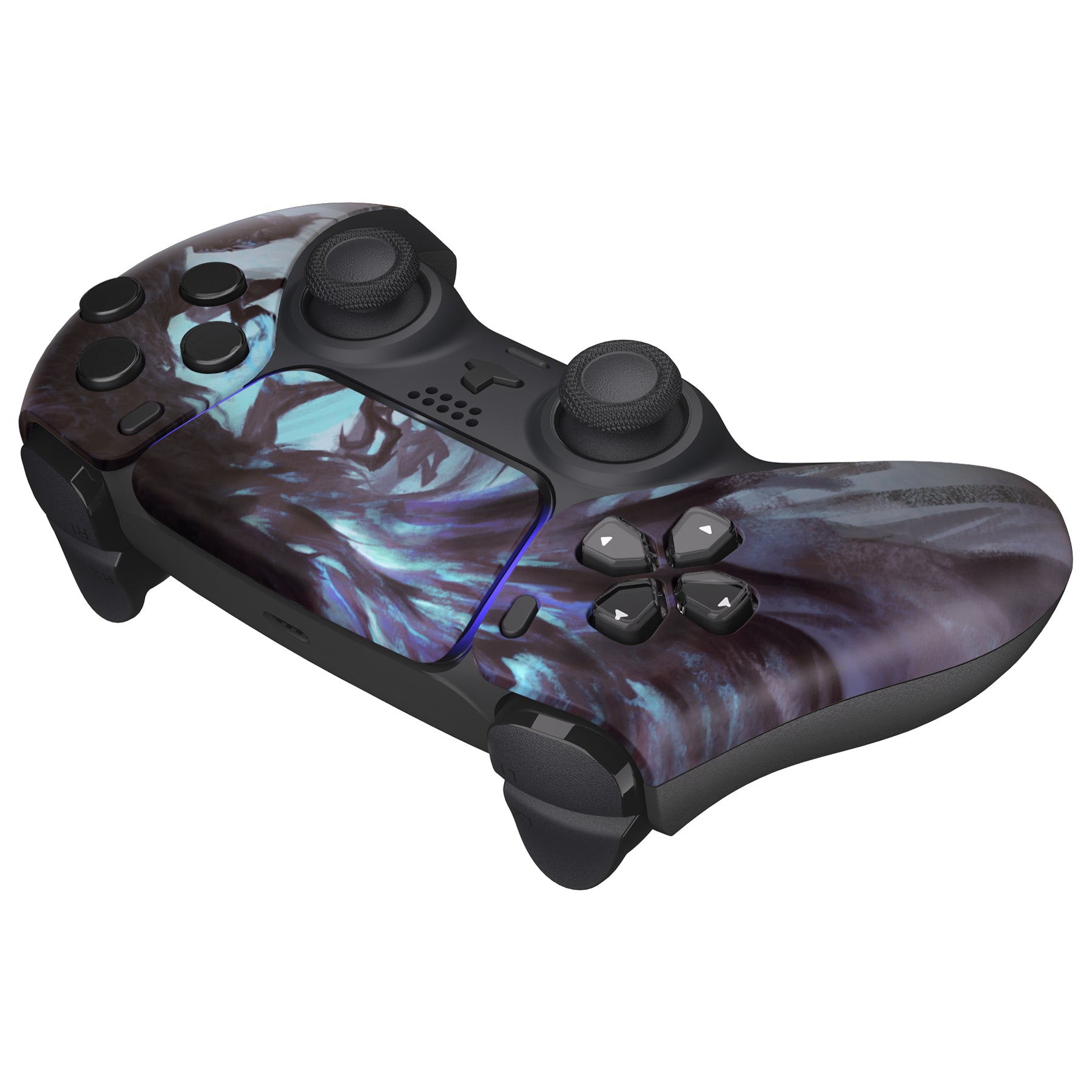 eXtremeRate PS5 Controller Front Housing Shell Replacement - Compatible with BDM-010/020/030/040/050 Models | Dragon Whisper Design | DIY Customization for Gaming Enthusiasts | Perfect for Competitive Gaming & Controller Modding