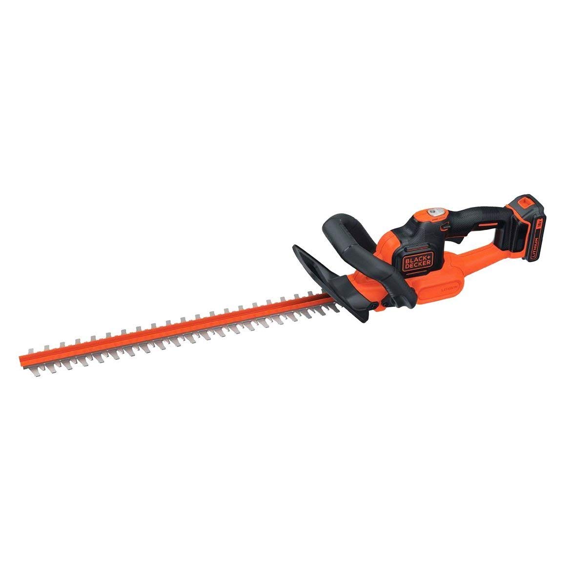 BLACK+DECKER 40V MAX Cordless Hedge Trimmer, 24-Inch Brush Trimmer with Battery & Charger (LHT341FF) - Perfect for Lawn Care, Garden Maintenance, and Landscaping