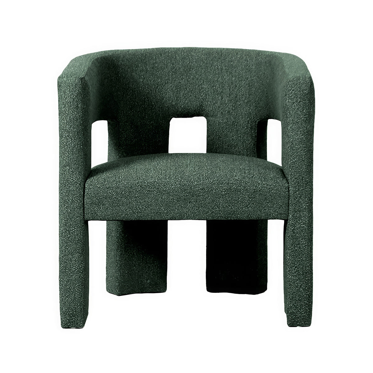 Urban Road Bella Armchair - Modern Accent Chair for Living Room, Bedroom & Office - Stylish Upholstered Armchair with Wooden Legs - Perfect for Reading, Relaxing & Home Decor