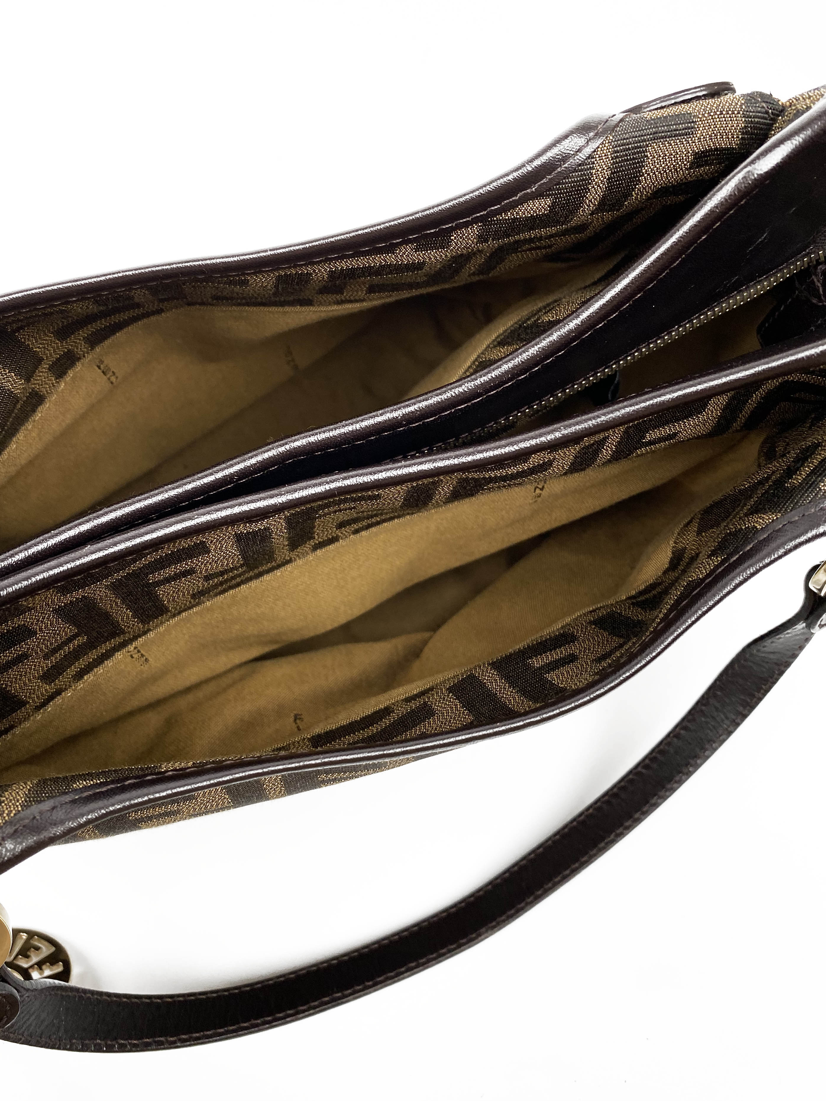 Fendi Small Monogram Tote Bag for Women | Luxury Designer Handbag with FF Logo | Perfect for Work, Travel & Everyday Use