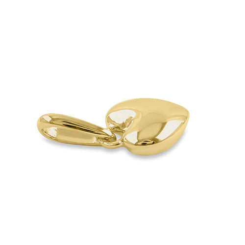 14K Solid Yellow Gold Small Heart Pendant Necklace - Dainty & Elegant Jewelry Gift for Women, Perfect for Valentine's Day, Anniversary or Everyday Wear