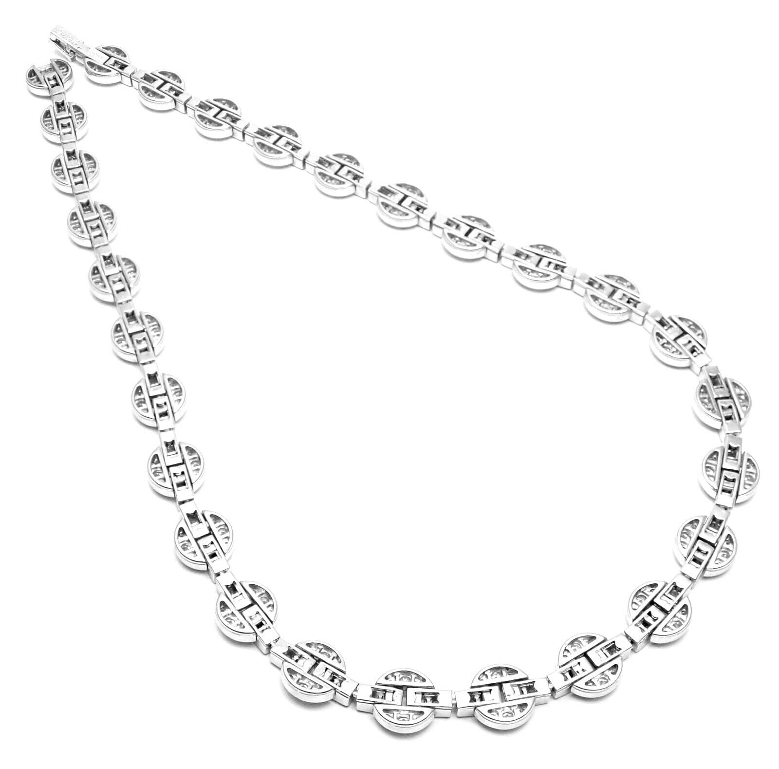 Authentic Cartier Orissa 18K White Gold Diamond Necklace with Certificate & Box - Luxury Jewelry Gift for Women, Perfect for Weddings, Anniversaries & Special Occasions