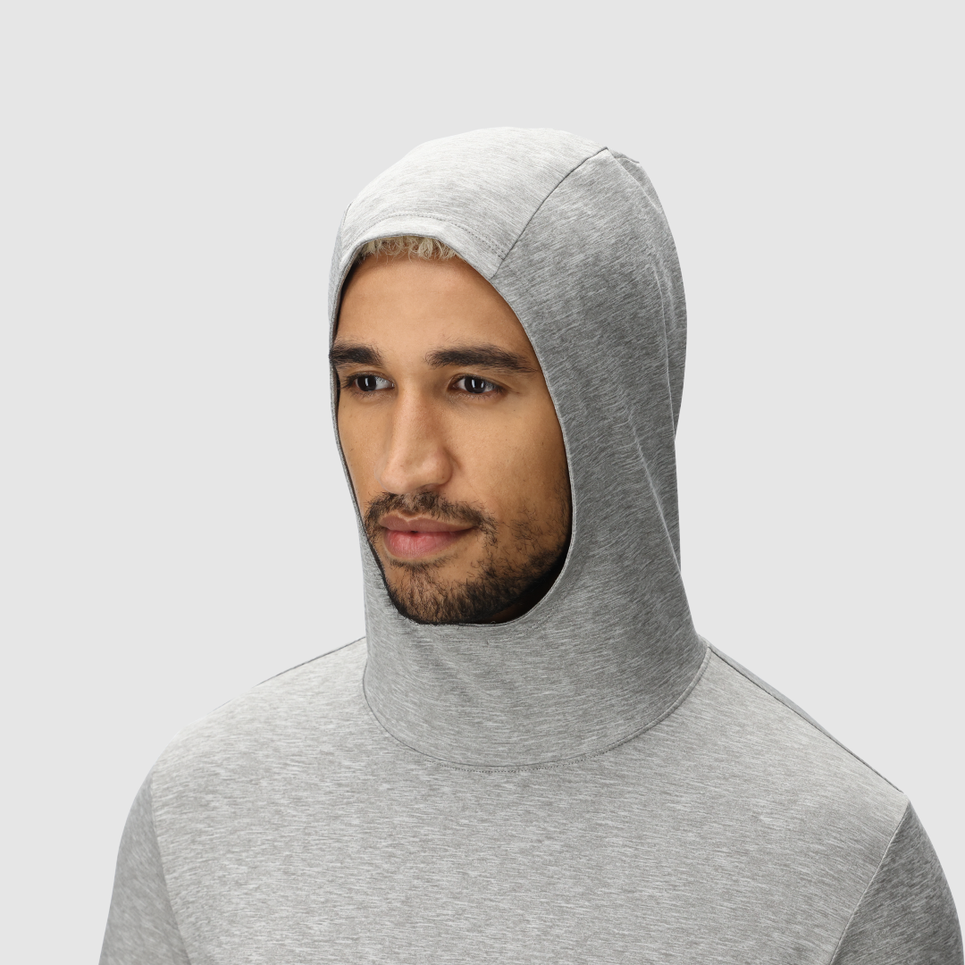 ActiveIce Spectrum Sun Hoodie for Men - UPF 50+ UV Protection, Lightweight & Breathable - Perfect for Hiking, Running, and Outdoor Activities