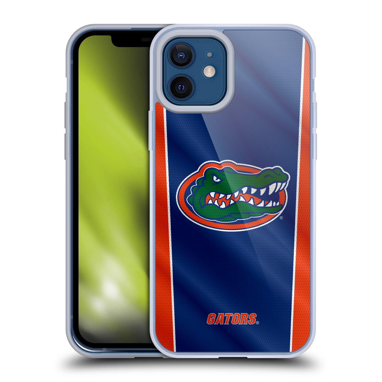 Officially Licensed University of Florida UF Banner Soft Gel Phone Case - Compatible with Apple iPhone 12 & iPhone 12 Pro - Durable Protection for School Pride & Everyday Use