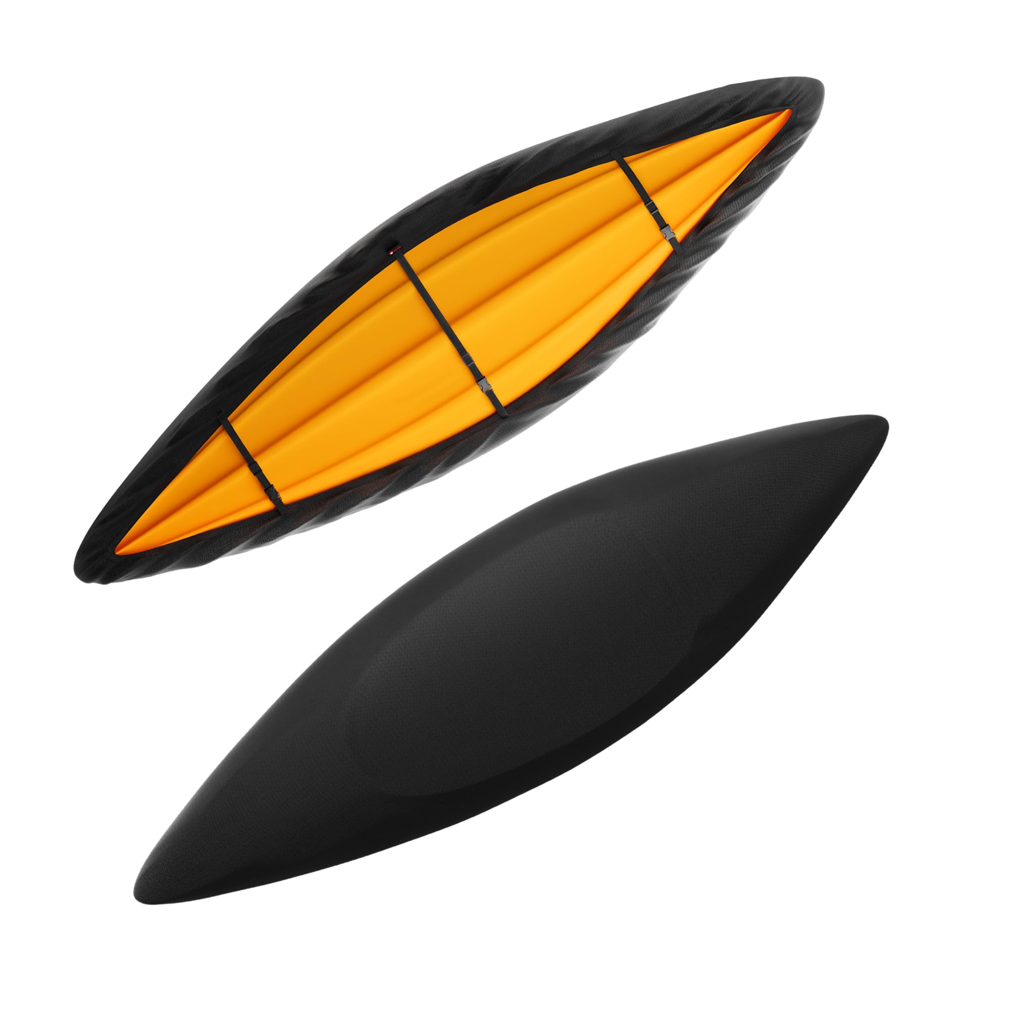 iBirdie Kayak Cover 14-15 Feet - Waterproof, UV & Dust Resistant Heavy Duty 600D Storage Cover for Outdoor & Indoor Kayak Cockpit Protection - Perfect for Kayak Storage, Travel & Weather Protection