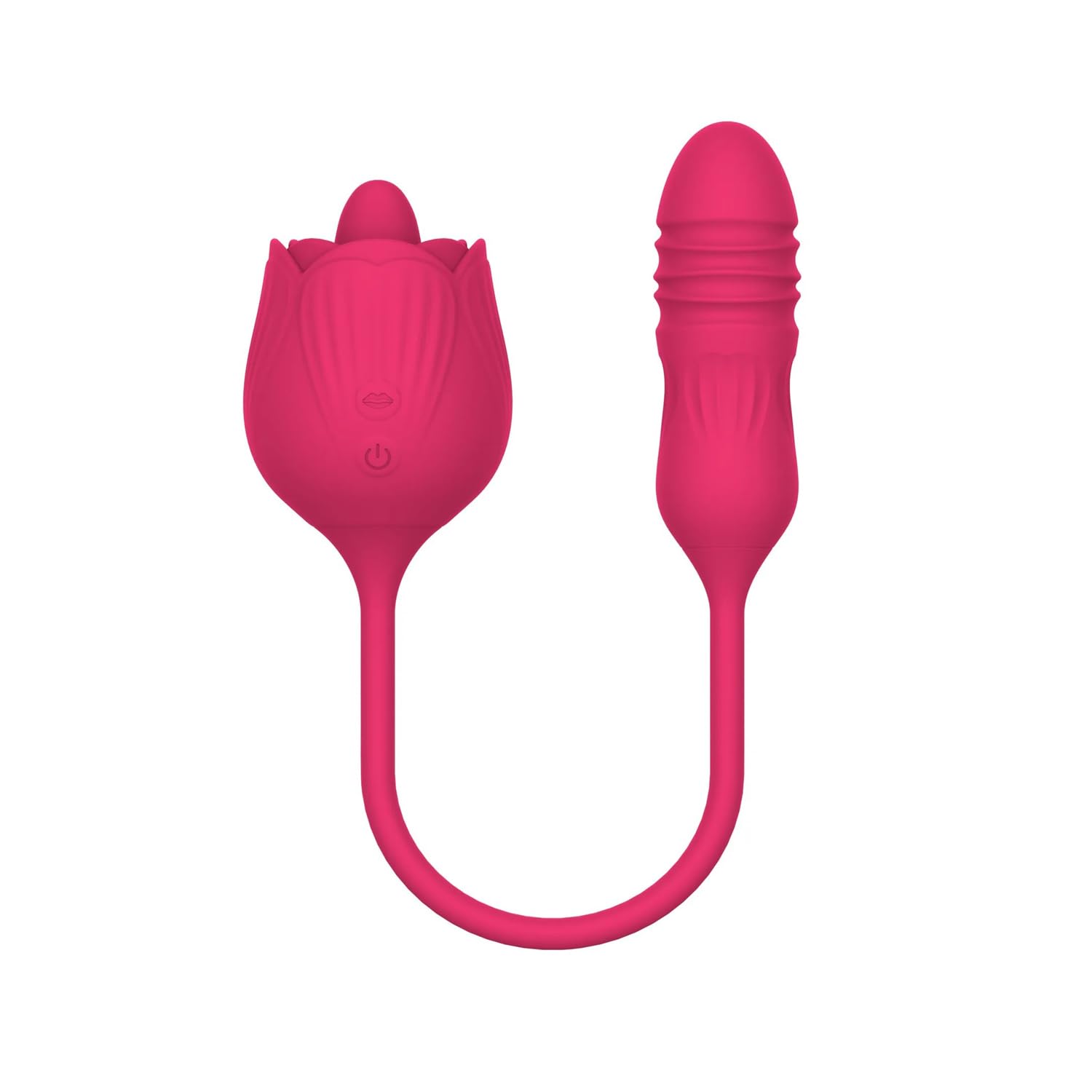 Silent Vibrating Flower Shape Clitoral Stimulator - Dual Motor Tongue Licking Egg Vibrator for Women | Discreet Adult Sex Toy for Solo Play & Couples Intimacy | Perfect for Clitoral & Vaginal Stimulation at Home or Travel
