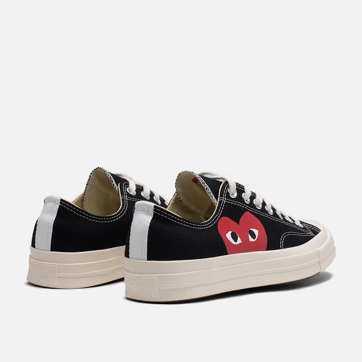 CDG PLAY x Converse Chuck Taylor All Star '70 OX Black - Stylish High-Top Sneakers for Men & Women - Perfect for Casual Wear, Street Fashion & Everyday Outfits
