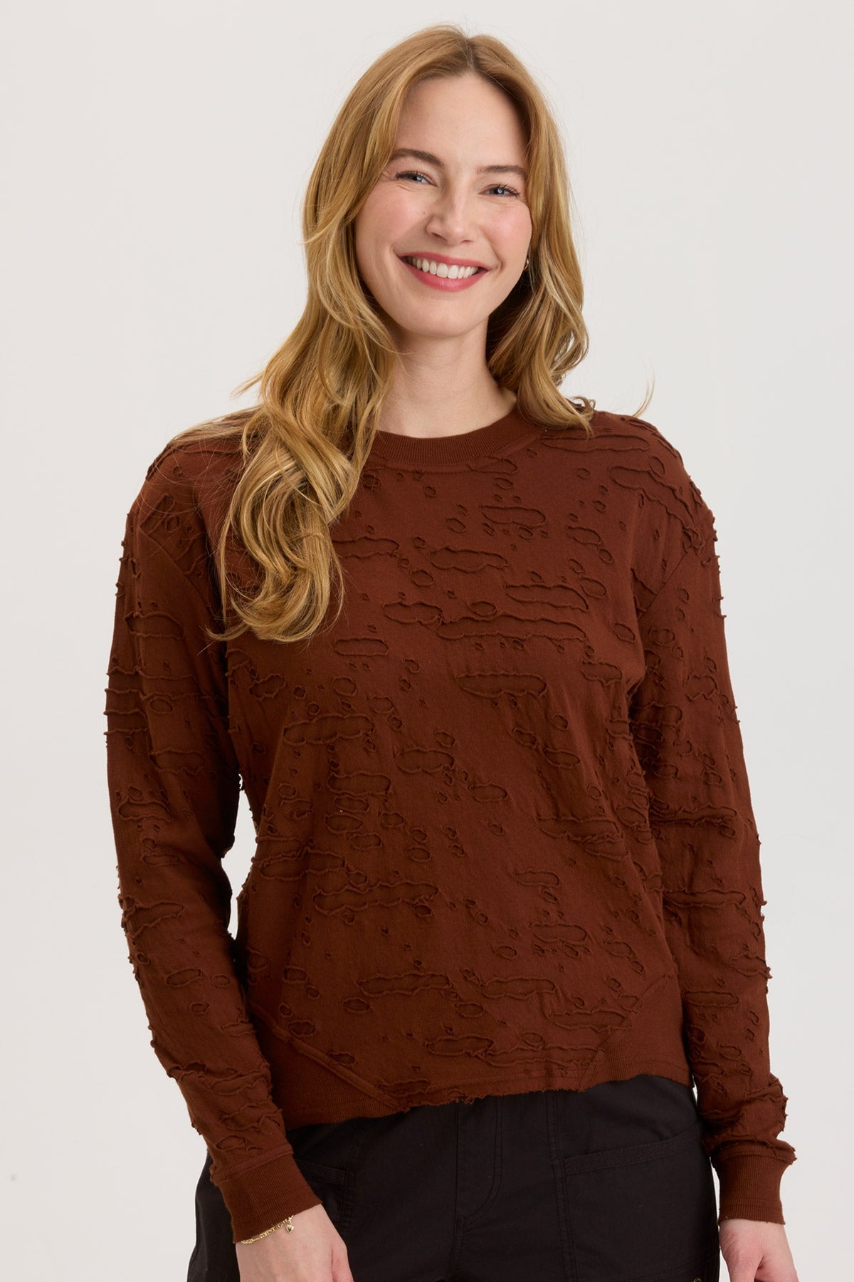Pugh Women's Long Sleeve T-Shirt - Soft Cotton Casual Top for Everyday Wear | Perfect for Work, Outfits & Layering
