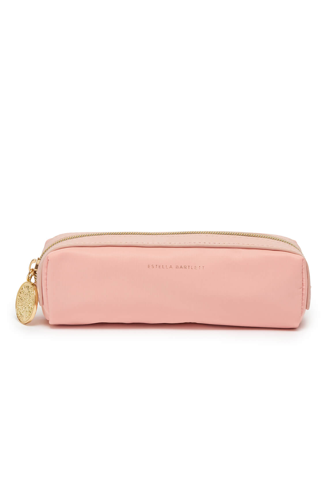Stylish Blush Pink Pencil Case with Charm EBP3807 - Cute School & Office Organizer for Pens, Markers & Art Supplies