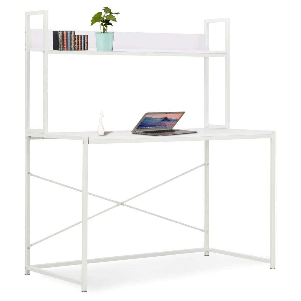 Modern White Computer Desk 47.2
