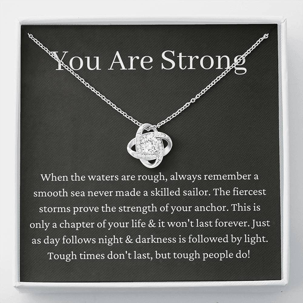 Personalized Love Knot Gift - Inspirational Encouragement Present for Get Well, Breakup, Divorce, Anxiety Relief | Thoughtful Sympathy & Cheer Up Gift for Friends, Family | Perfect for Anniversaries, Recovery, Difficult Times