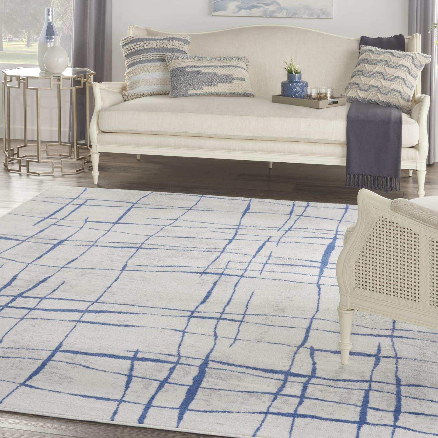 Nourison Whimsicle Ivory Blue 8'4