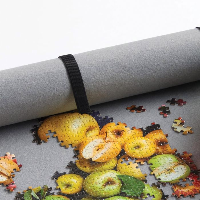 Galison 1500 Piece Puzzle Mat - Large Puzzle Roll-Up Storage Mat for Adults & Kids - Portable Puzzle Saver for Travel & Home Use - Perfect for 1500-Piece Jigsaw Puzzles (36
