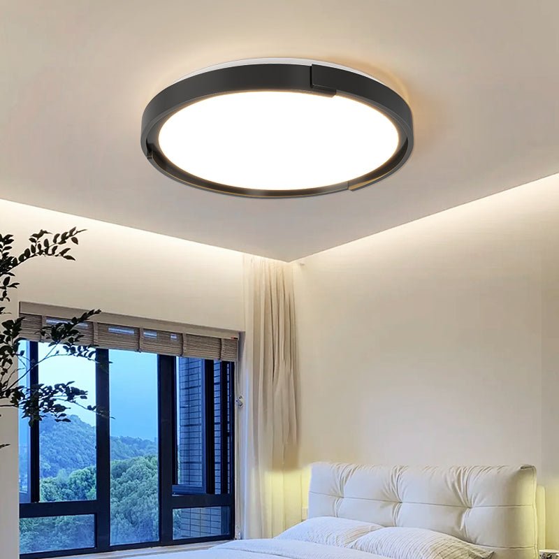Minimalist Edge Ceiling Light - Modern LED Fixture for Living Room, Bedroom & Kitchen | Energy-Efficient Indoor Lighting
