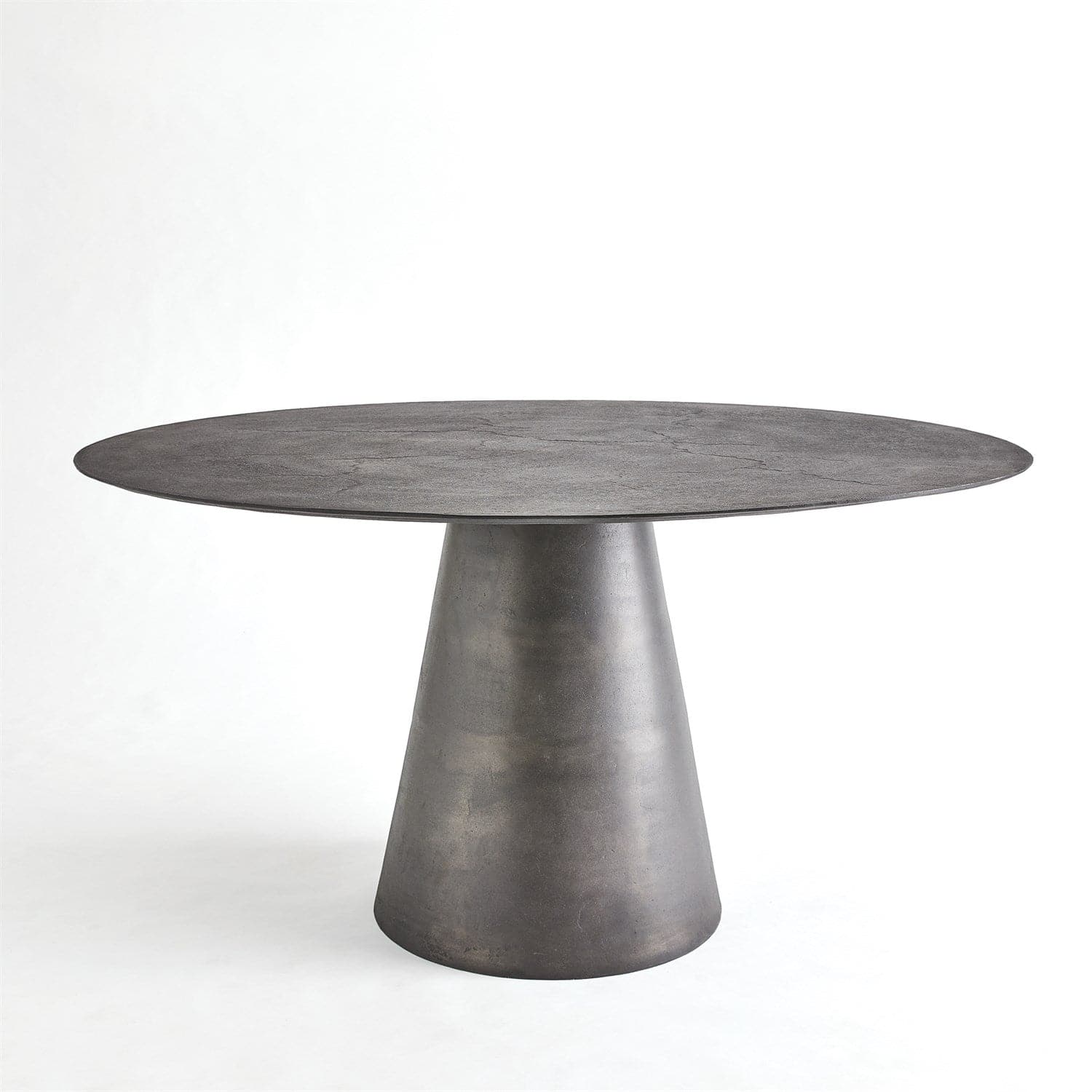 Premium Apex Dining Table with Blackened Finish - Modern & Elegant for Home Dining Room, Kitchen, or Office Conference Area