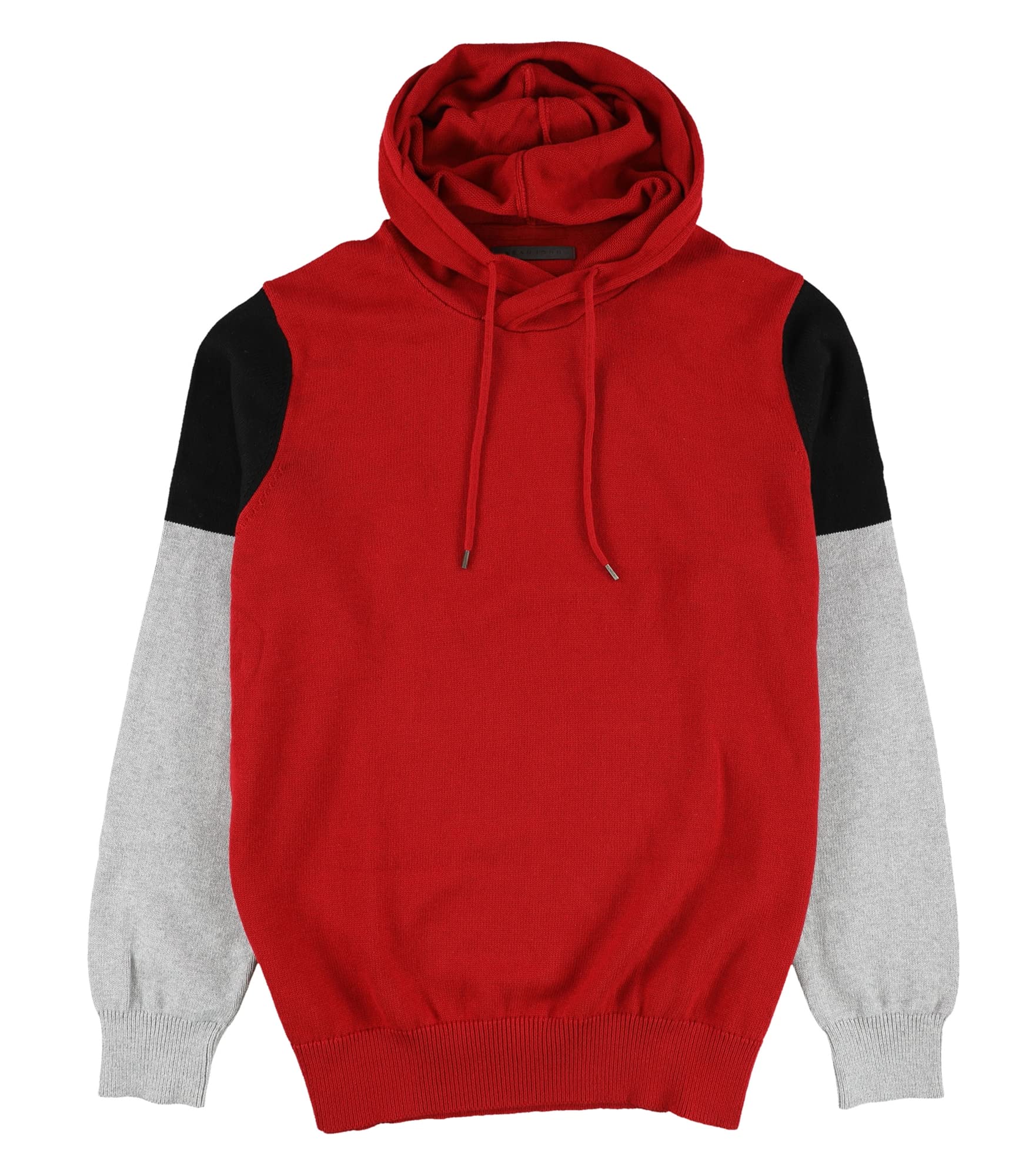 Sean John Men's Colorblocked Sweatshirt - Red, Large Size | Stylish Casual Pullover Hoodie for Streetwear & Lounge Comfort