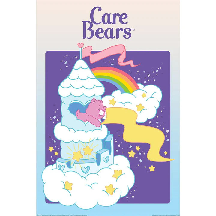 Care Bears Care A Lot Castle 24x36 Inch Maxi Poster - Perfect for Kids' Room Decor, Nursery Wall Art & Birthday Party Decorations