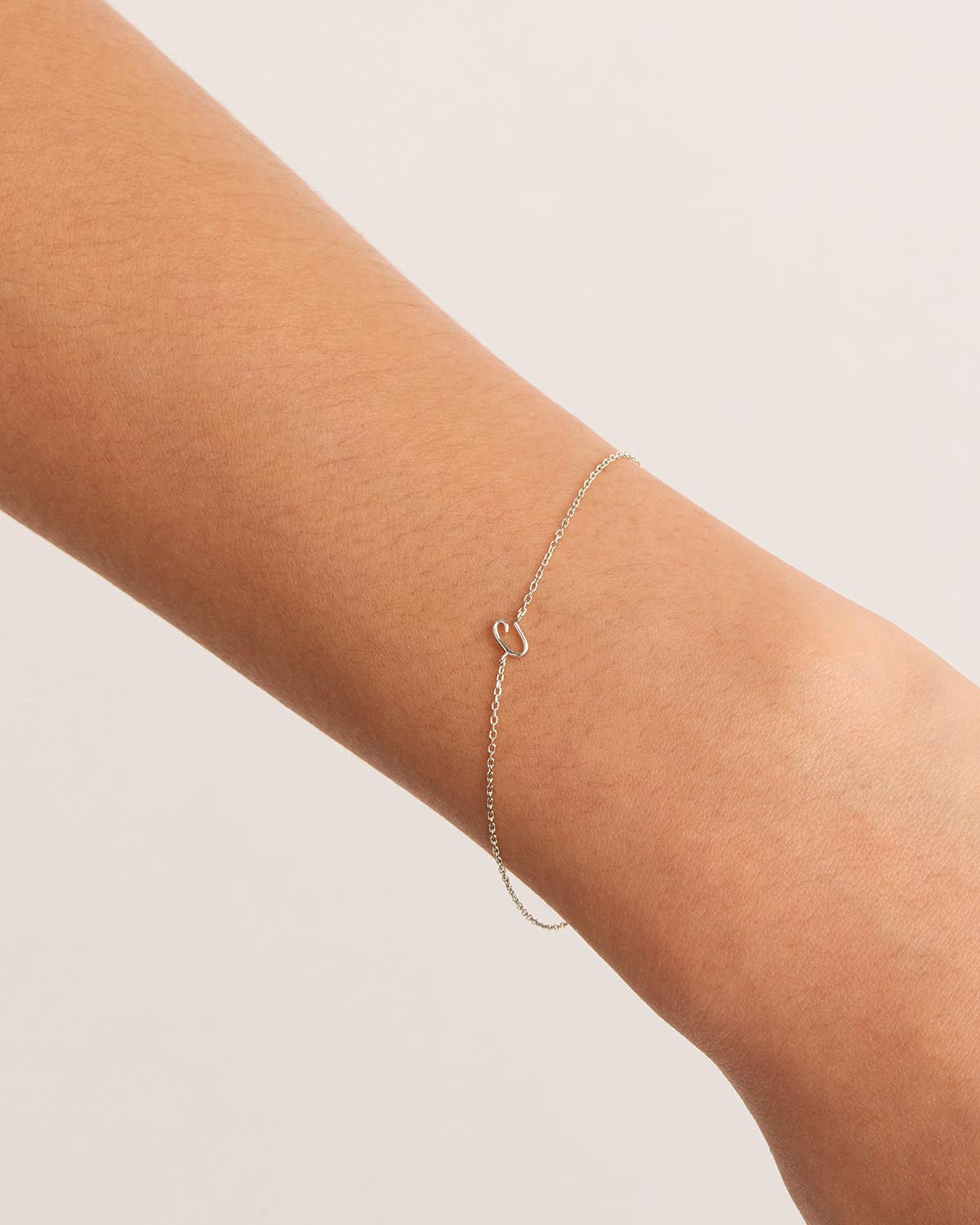 Sterling Silver Love Letter Bracelet - Engraved Romantic Gift for Her - Perfect for Anniversaries, Valentine's Day & Special Occasions