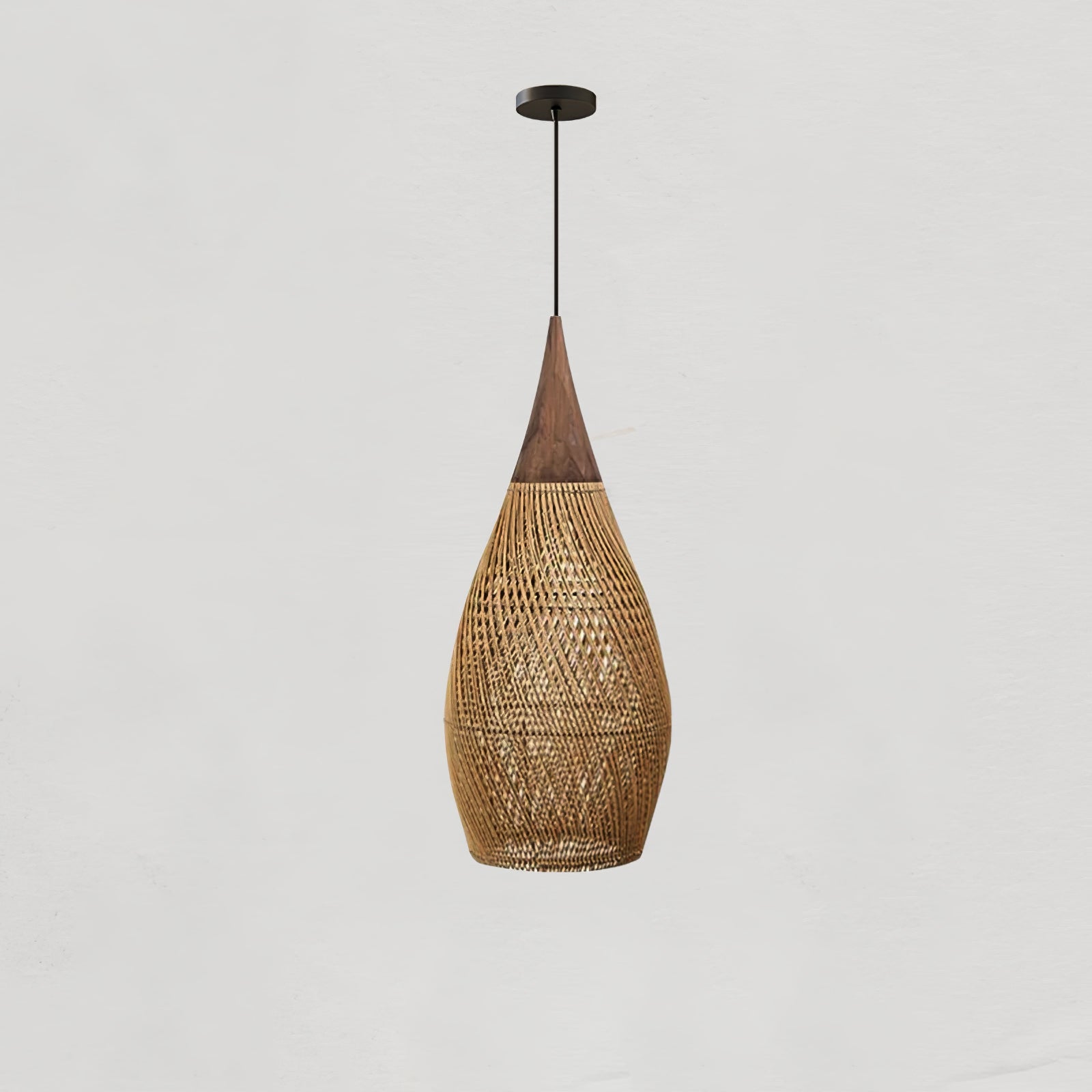Natural wood & Natural rattan