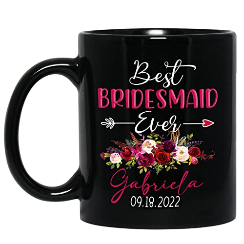 Best Bridesmaid Ever Black Mug
