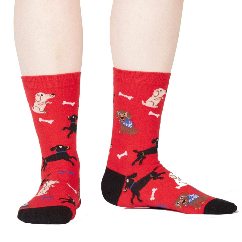 Sock It To Me Crew Women's Socks - No Bones About It - Fun Novelty Socks for Women - Comfortable Cotton Crew Socks - Perfect for Casual Wear, Gifts, and Everyday Fashion