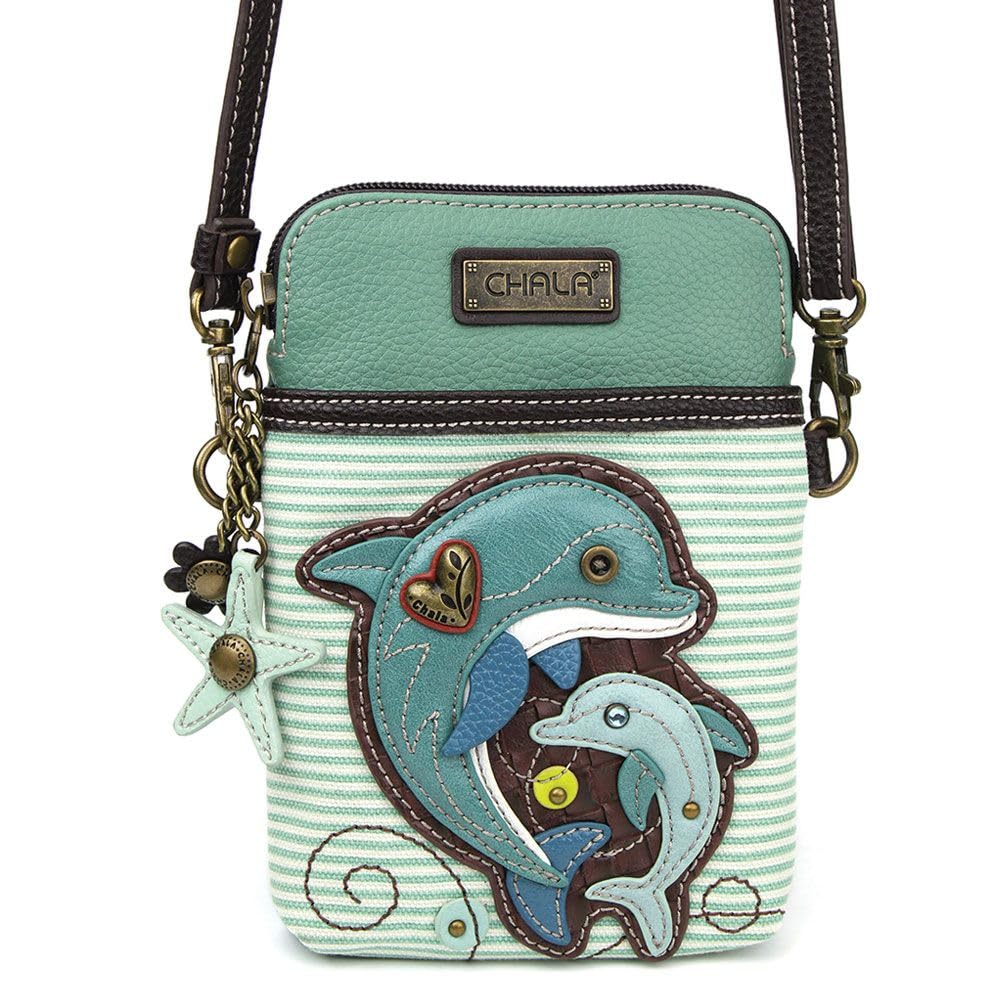 CHALA Women's Crossbody Phone Purse - Adjustable Strap PU Leather/Canvas Handbag in Multiple Colors | Perfect for Travel, Shopping & Everyday Use