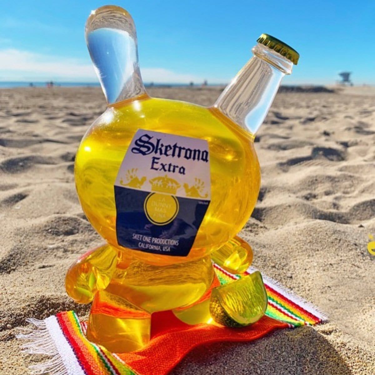 Sketrona 8 Custom Resin Dunny by Sket One - Limited Edition Art Toy for Collectors, Perfect for Display & Home Decor