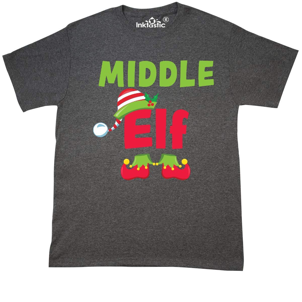 Inktastic Christmas Middle Elf T-Shirt - Festive Holiday Graphic Tee for Men & Women - Perfect for Xmas Parties, Family Gatherings & Ugly Sweater Contests